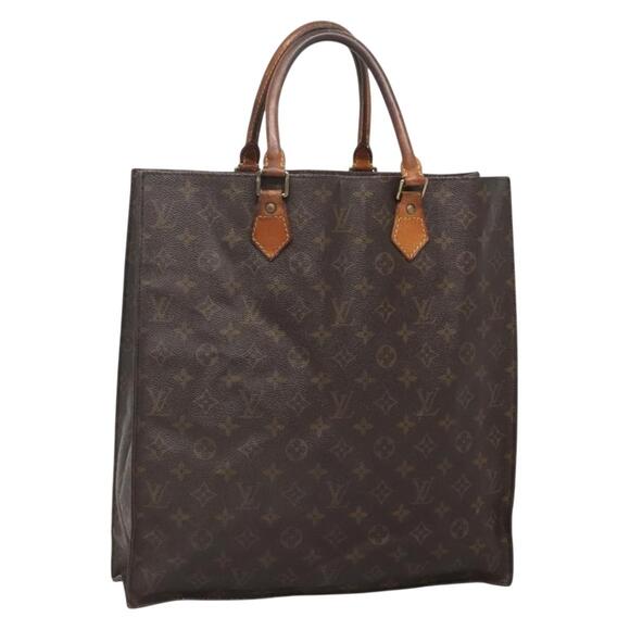 LOUIS VUITTON Monogram Sac Plat Hand Bag M51140 - Picture 1 of 12